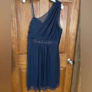 David’s Bridal off the shoulder tule dress. Size 16, no alterations. Knee length